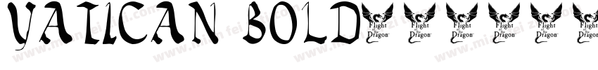 Vatican Bold字体转换